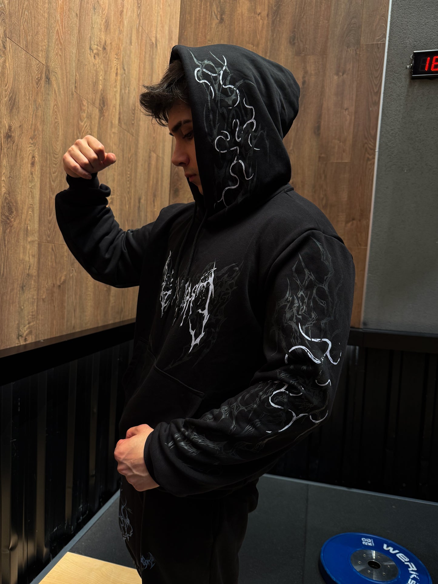 Nocturne Oversize Hoodie Phantom White