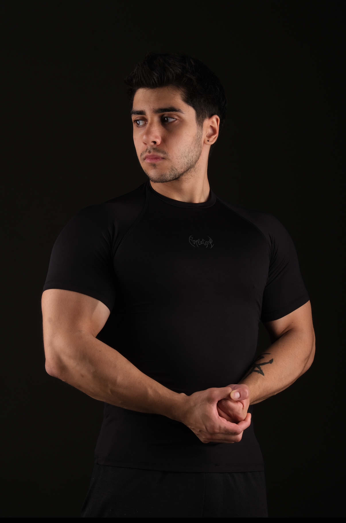 Basic Compression T-shirt Black