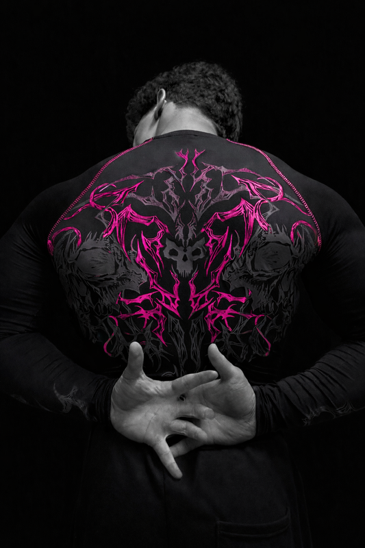 Nocturne Full Body ( uzun kollu) compression Blossom Pink (ÖN SİPARİŞ)