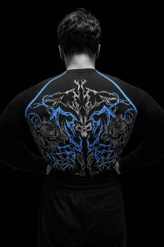 Nocturne Full Body ( uzun kollu) compression Ocean Blue