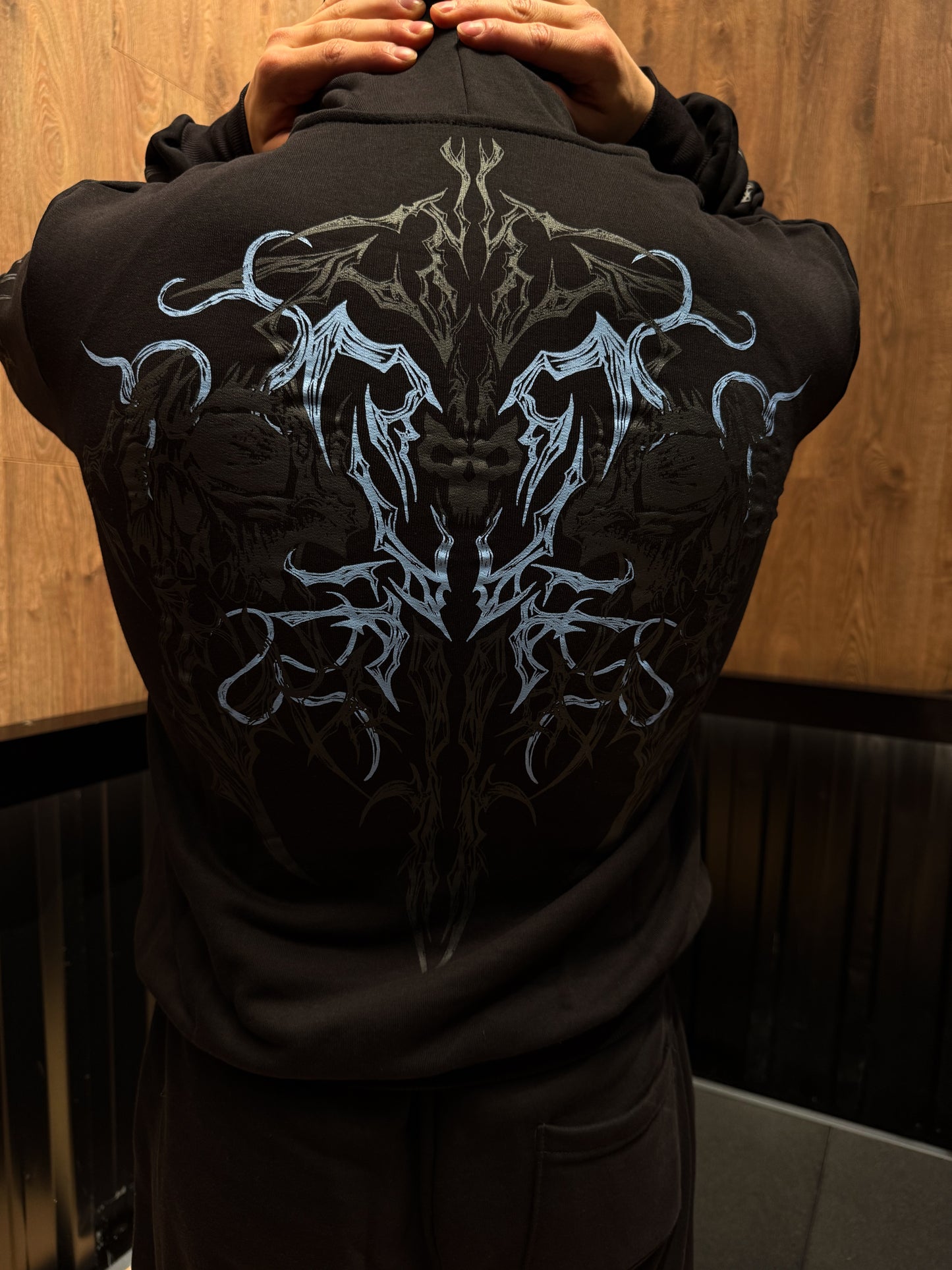 Nocturne Oversize Hoodie Ocean Blue