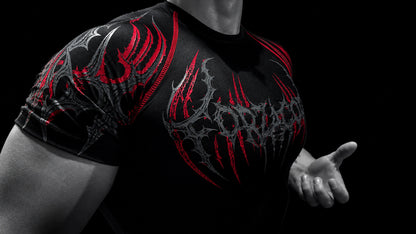 Eclipse shortsleeve Compression [CRIMSON RED]