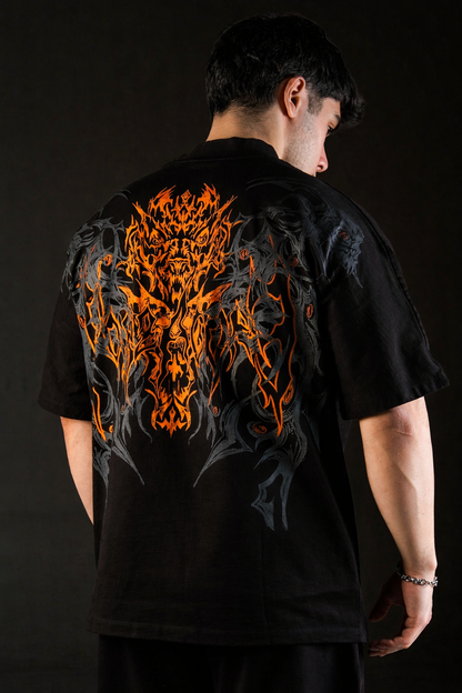Nocturne Oversize T-Shirt INFERNO (ÖN SİPARİŞ)