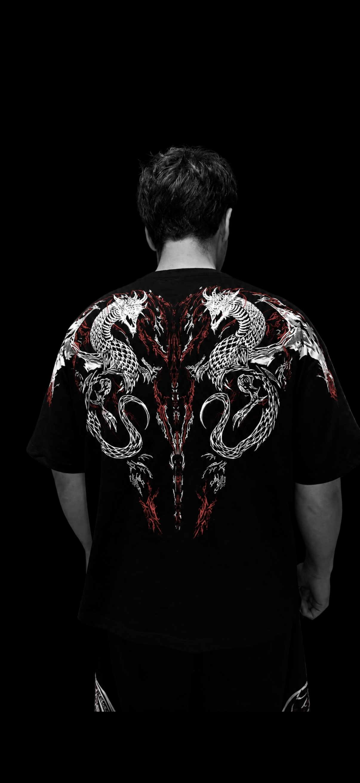 Dragon Oversize T-Shirt [HEAVENLY RED]