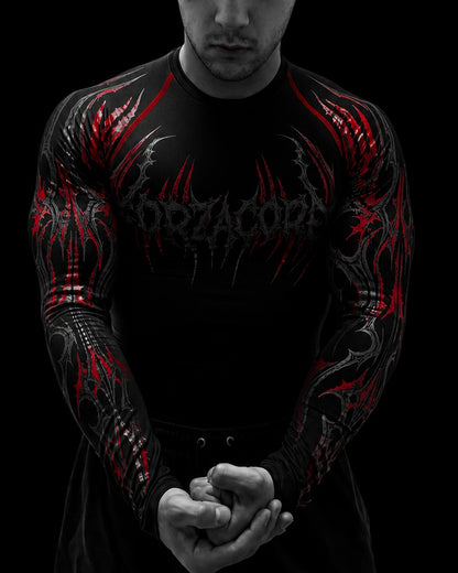 Eclipse longsleeve Compression [CRIMSON RED ]