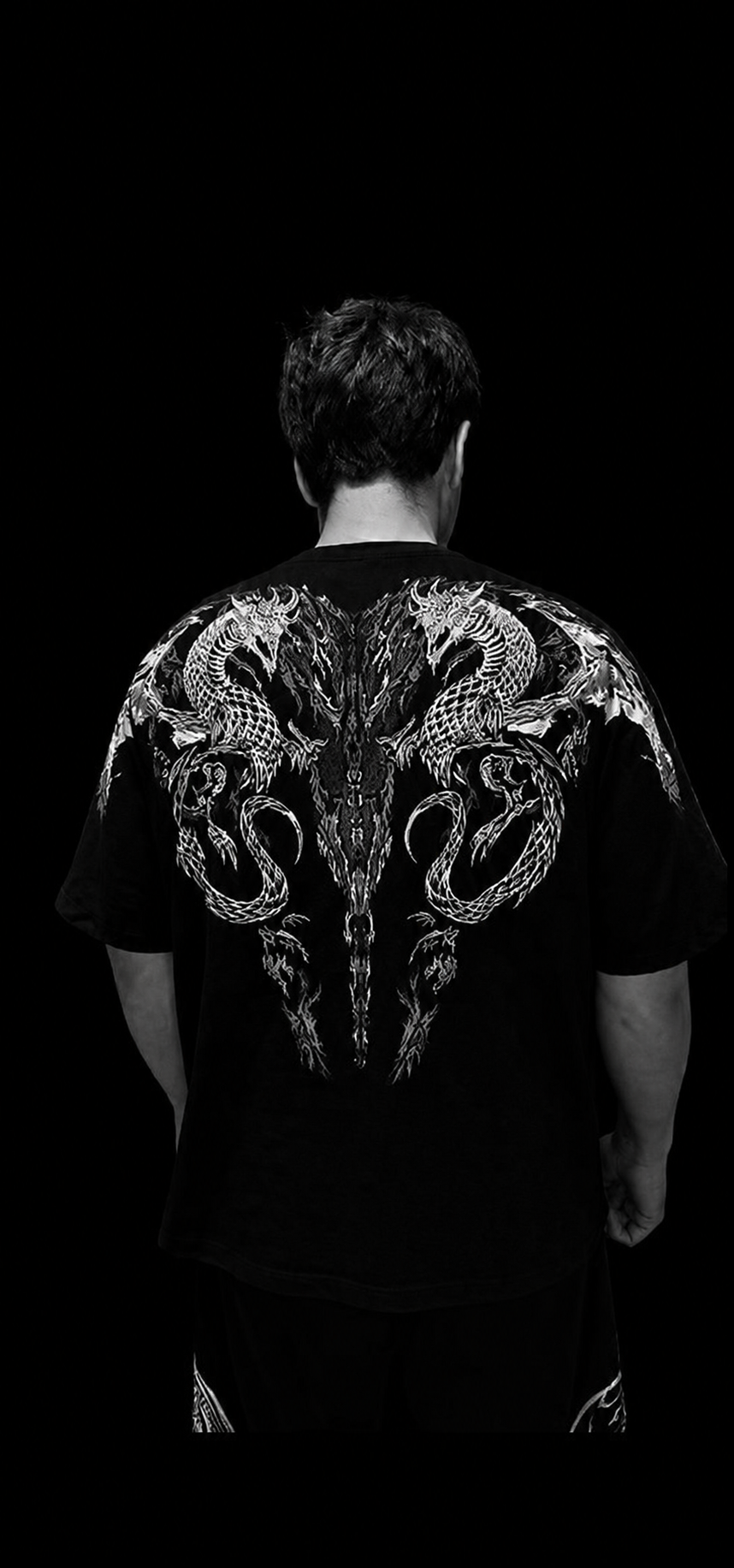Dragon Oversize T-Shirt [DARKNESS]