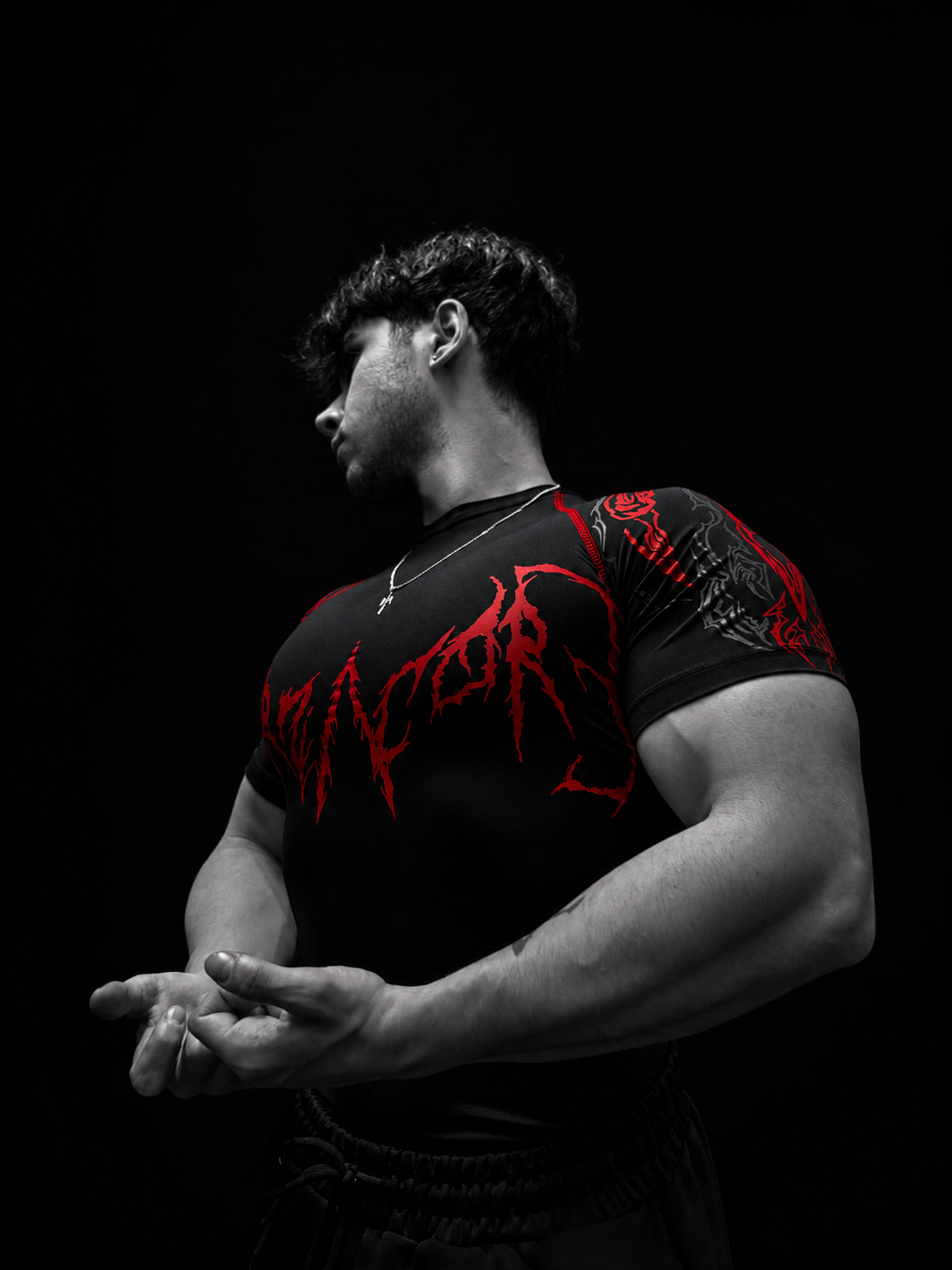 Dragon Short Sleeve Compression [HEAVENLY RED]