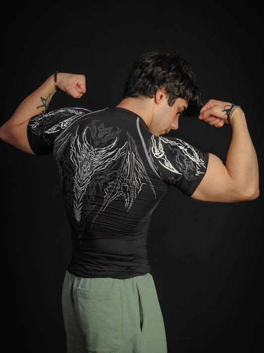 Dragon Short Sleeve Compression [PHANTOM WHITE]