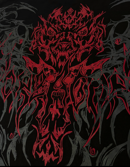 Nocturne Oversize T-Shirt Blood Red (PRE-ORDER)