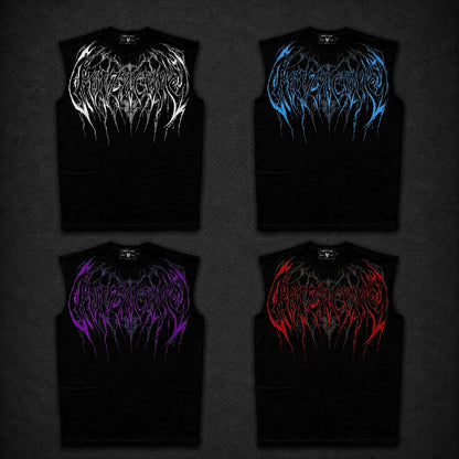 Dragon Oversized Sleeveless T-Shirt  Takım