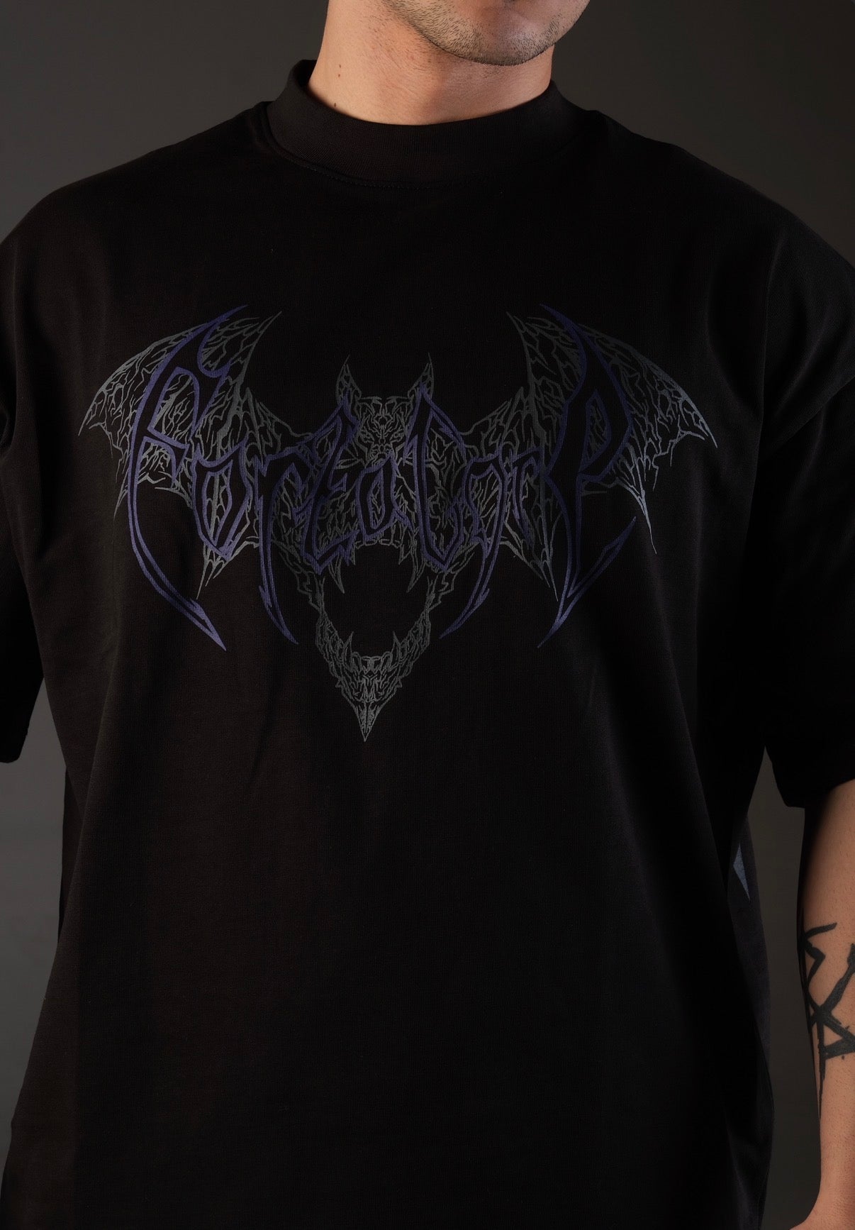 Nocturne Oversize T-Shirt Dark Purple (Ön Sipariş)