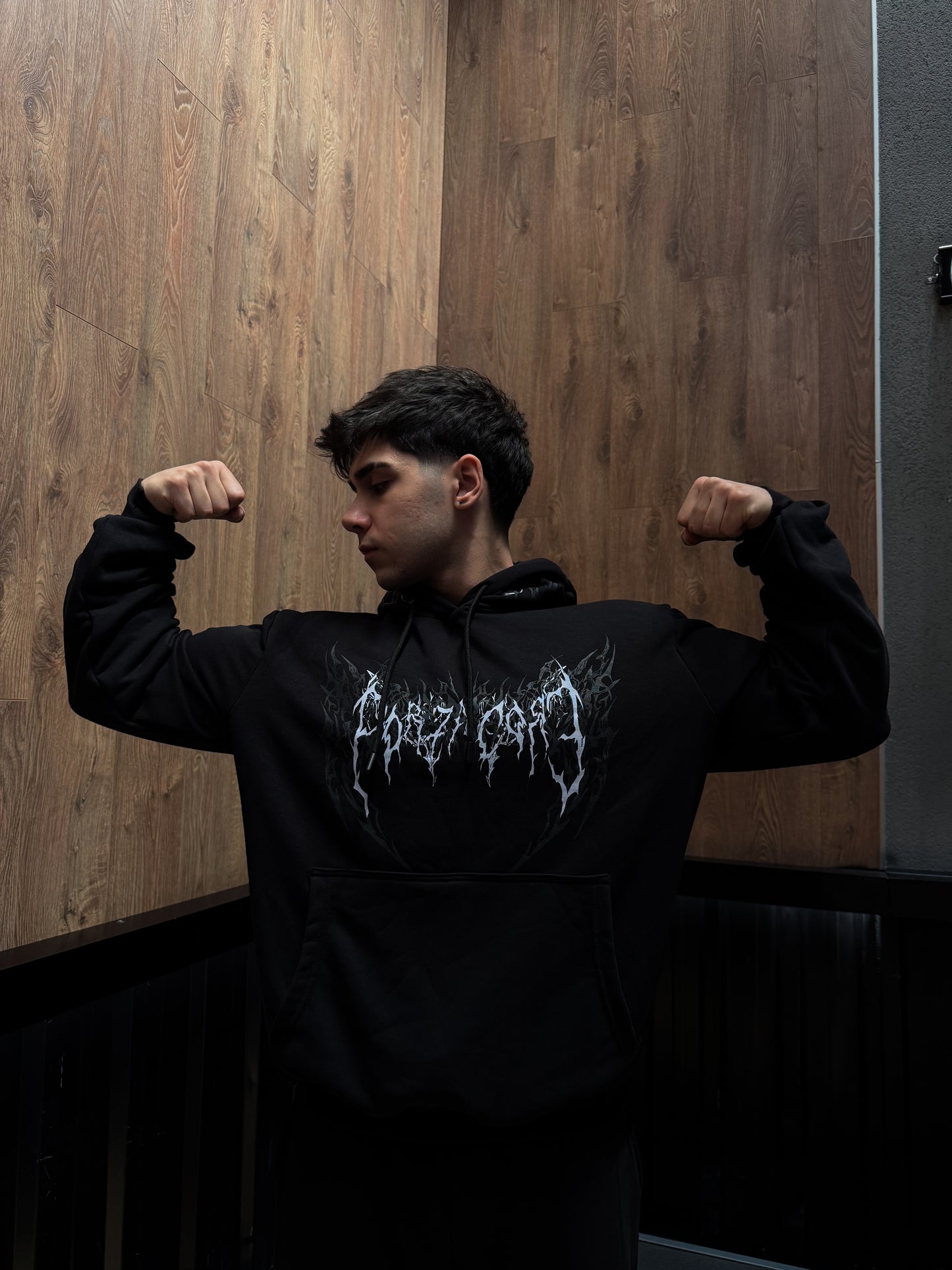 Nocturne Oversize Hoodie Phantom White