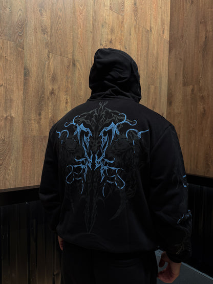 Nocturne Oversize Hoodie Ocean Blue