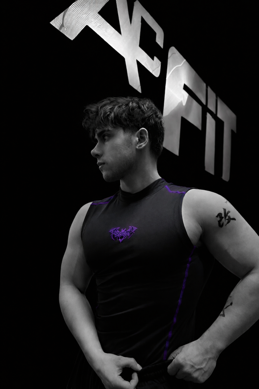 Nocturne Compression Tank (sıfır kollu) compression Dark Purple