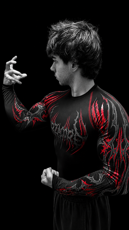 Eclipse longsleeve Compression [CRIMSON RED ]