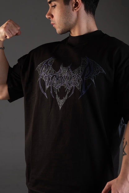 Nocturne Oversize T-Shirt Dark Purple (Ön Sipariş)