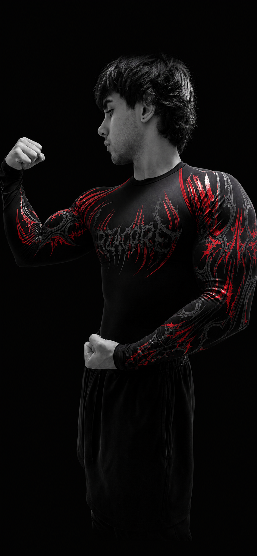 Eclipse longsleeve Compression [CRIMSON RED ]