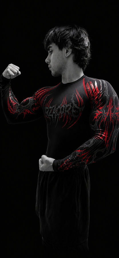 Eclipse longsleeve Compression [CRIMSON RED ]