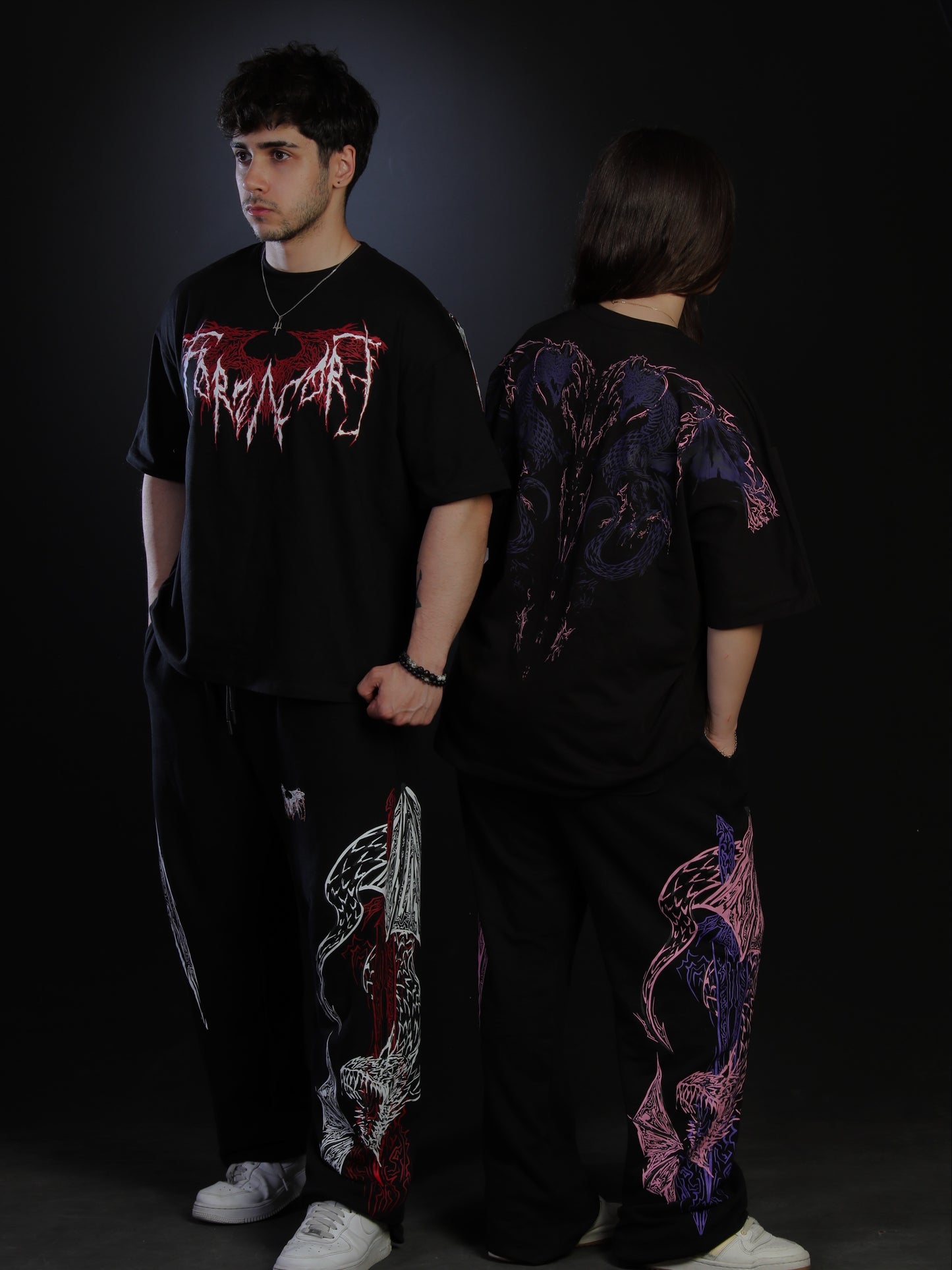 Dragon Oversize T-Shirt [TWILIGHT]