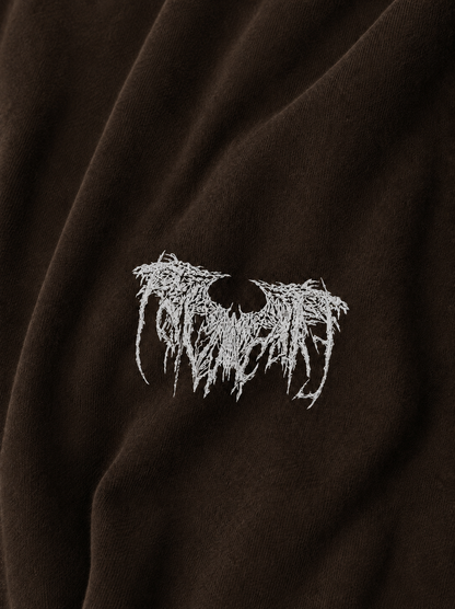 Dragon Baggy Sweatpants [DARK BROWN]