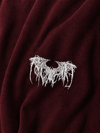 Dragon Baggy Sweatpants [DEEP RED]