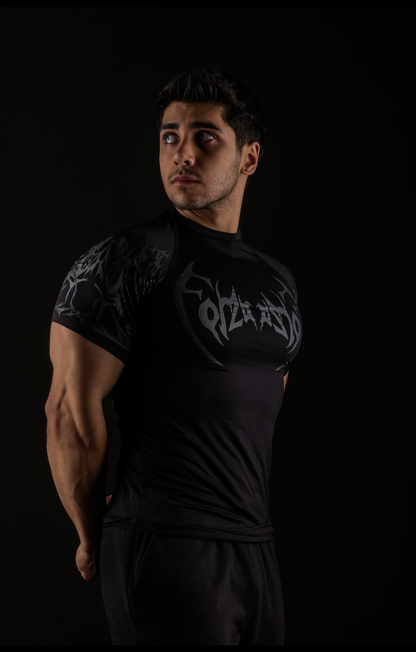 Nocturne compression Anstrasit Black T-shirt