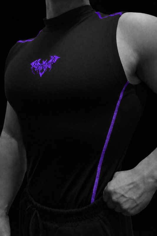 Nocturne Compression Tank (sıfır kollu) compression Dark Purple