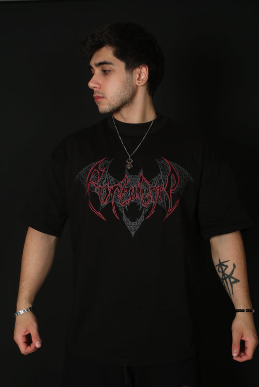 Nocturne Oversize T-Shirt Blood Red