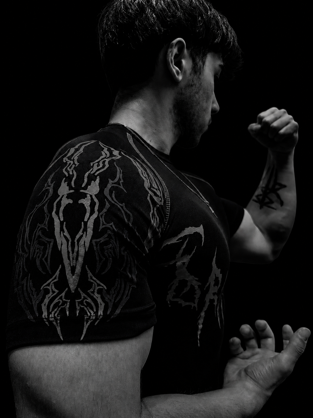 Dragon Short Sleeve Compression [DARKNESS]