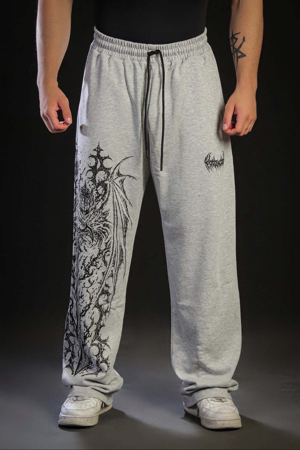 ECLIPSE BAGGY SWEATPANTS [HEATHER GREY]