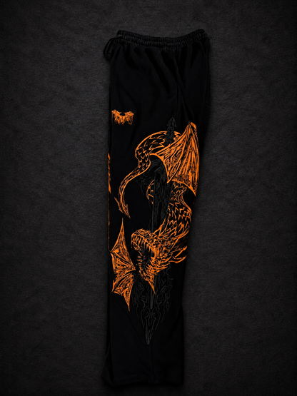 Dragon Baggy Sweatpants [INFERNO]