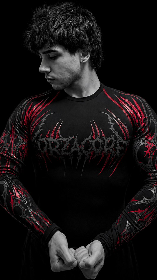 Eclipse longsleeve Compression [CRIMSON RED ]
