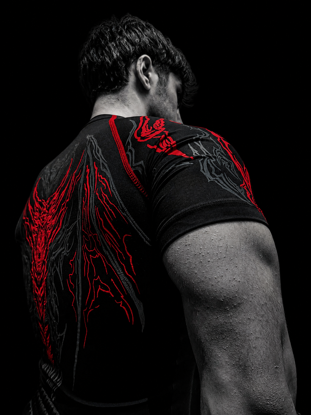 Dragon Short Sleeve Compression [HEAVENLY RED]