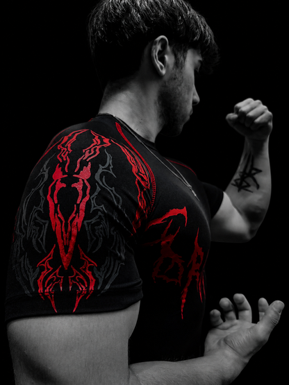 Dragon Short Sleeve Compression [HEAVENLY RED]