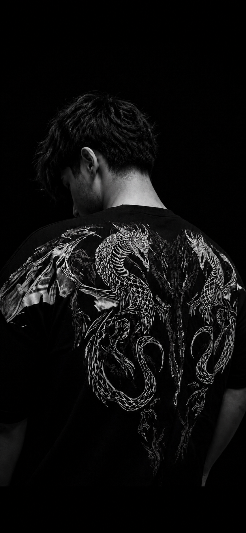 Dragon Oversize T-Shirt [DARKNESS]