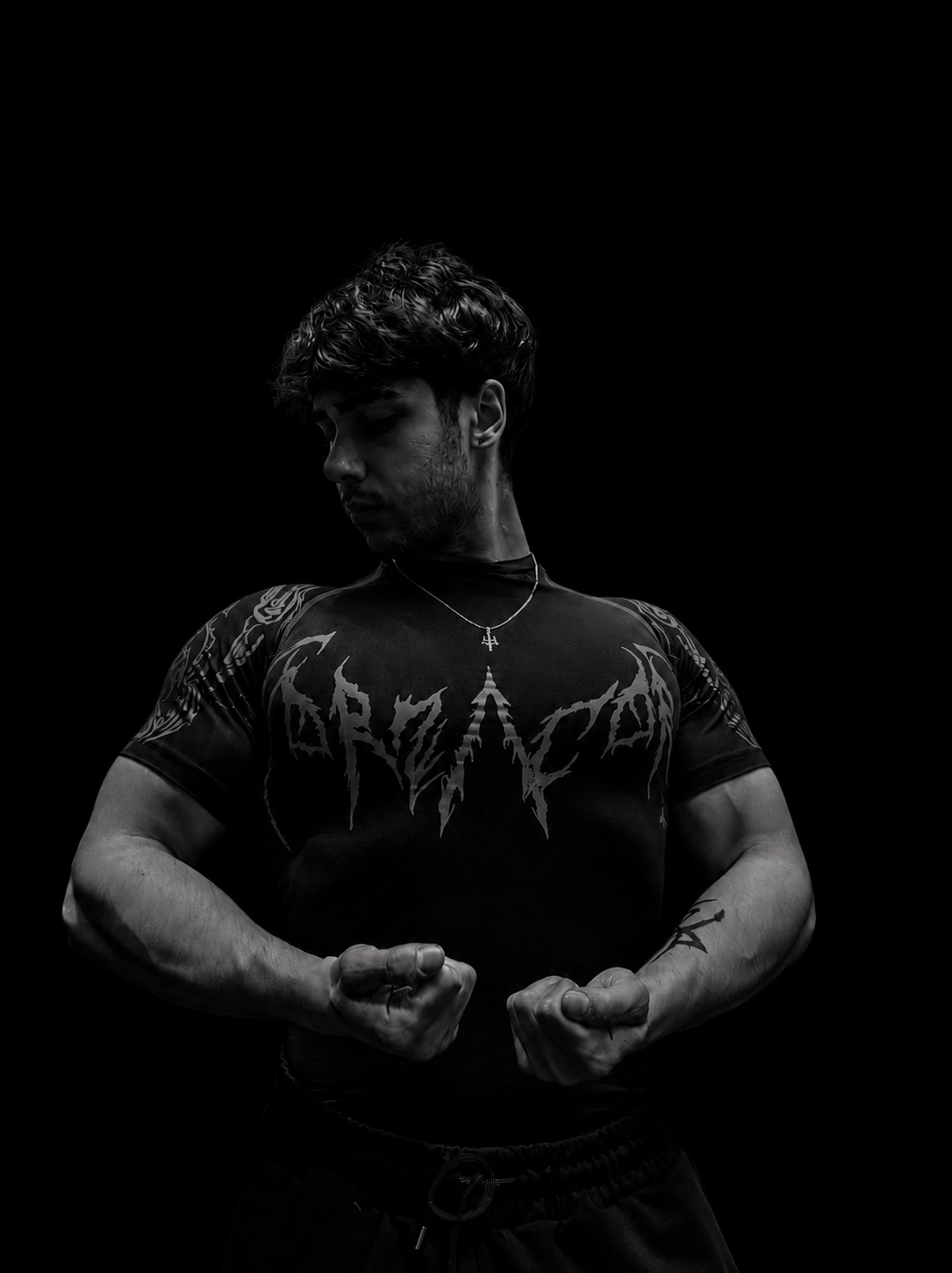 Dragon Short Sleeve Compression [DARKNESS]