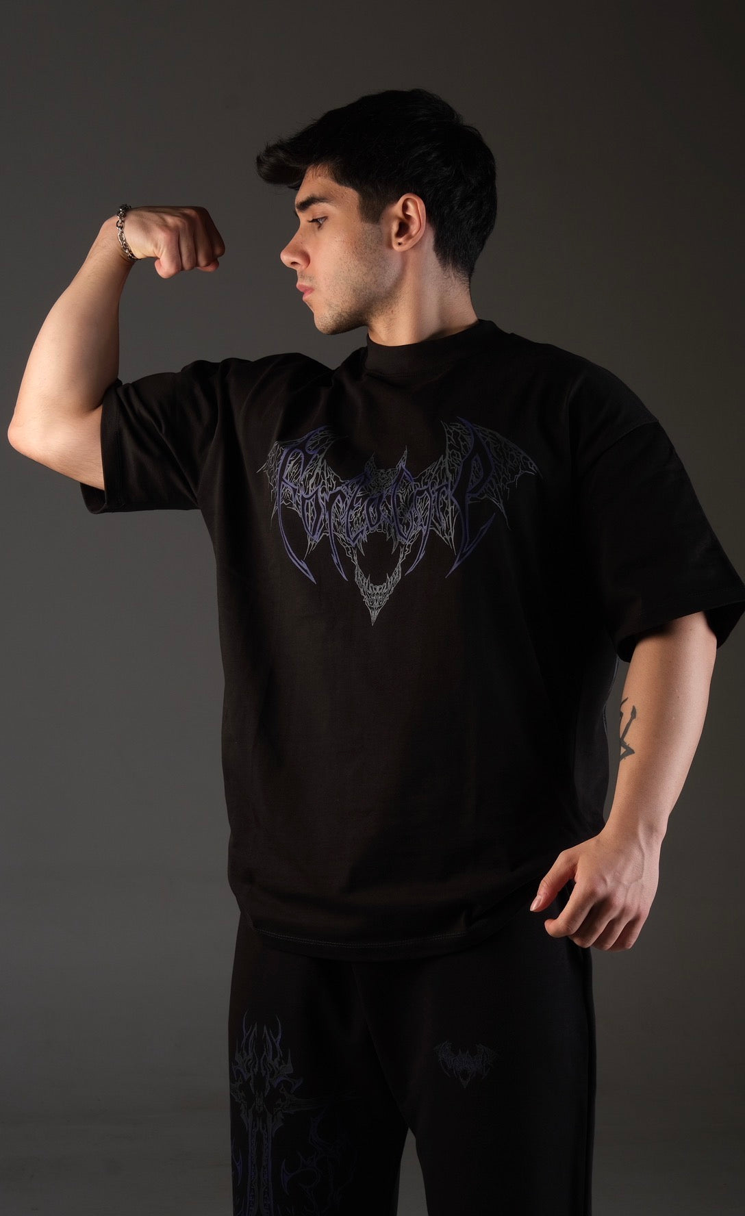 Nocturne Oversize T-Shirt Dark Purple (Ön Sipariş)