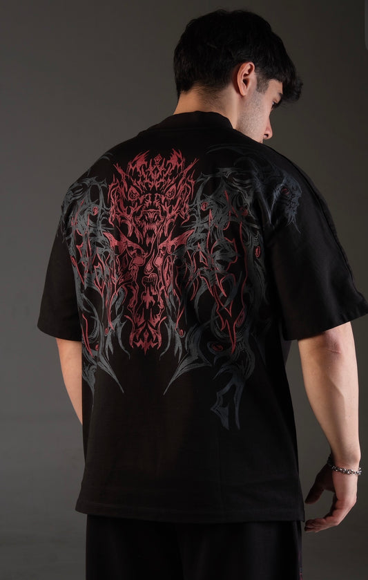 Nocturne Oversize T-Shirt Blood Red (PRE-ORDER)