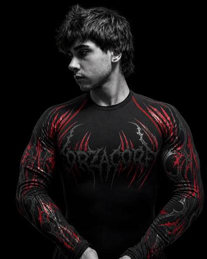 Eclipse longsleeve Compression [CRIMSON RED ]