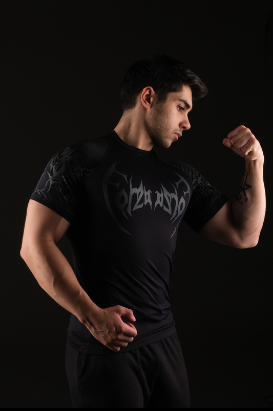 Nocturne compression Anstrasit Black T-shirt