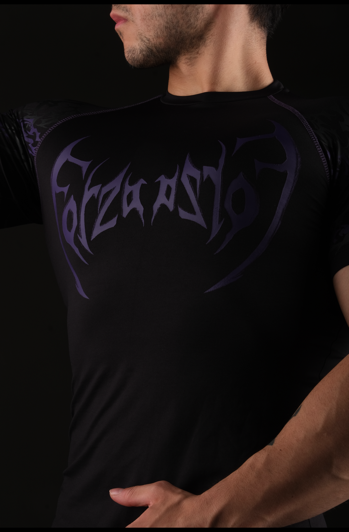 Nocturne compression Purple T-shirt