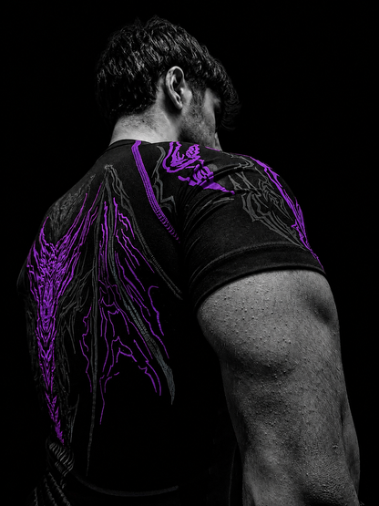 Dragon Short Sleeve Compression [HOLLOW PURPLE]