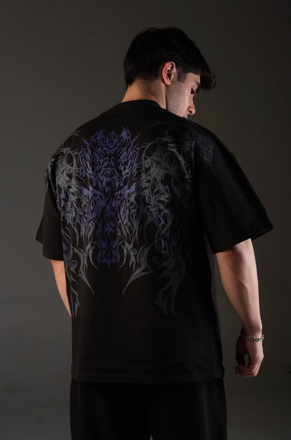 Nocturne Oversize T-Shirt Dark Purple (Ön Sipariş)
