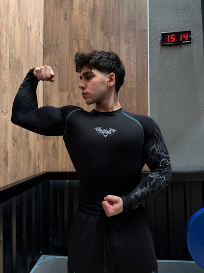 Nocturne Full Body ( uzun kollu) compression Ocean Blue