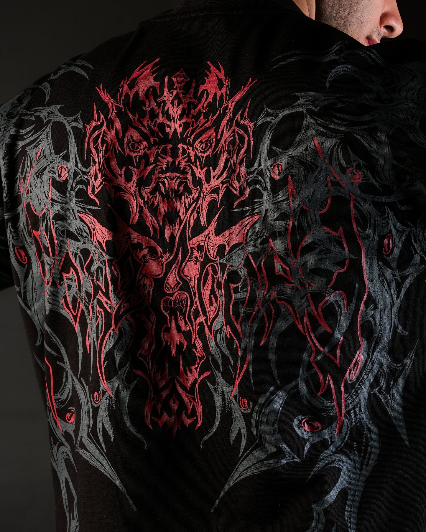 Nocturne Oversize T-Shirt Blood Red (PRE-ORDER)