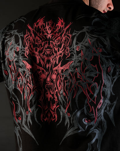 Nocturne Oversize T-Shirt Blood Red (PRE-ORDER)