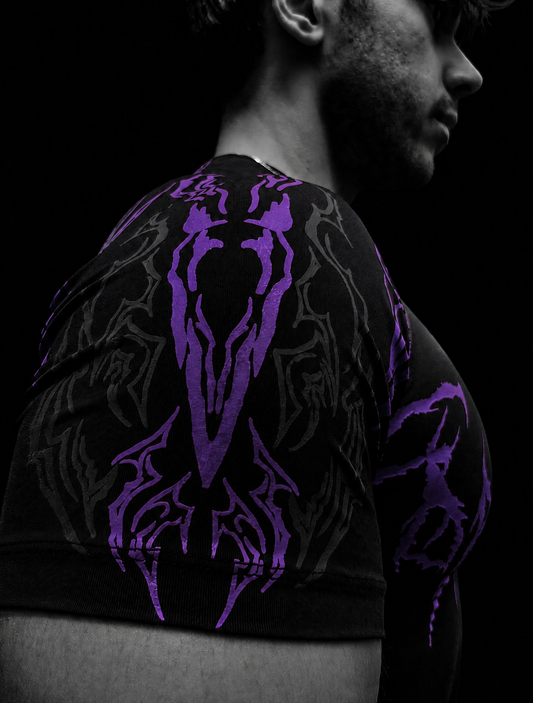 Dragon Short Sleeve Compression [HOLLOW PURPLE]
