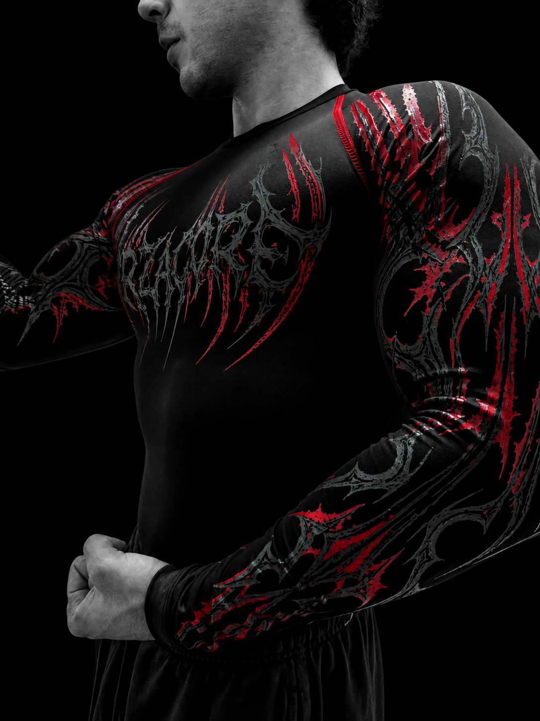 Eclipse longsleeve Compression [CRIMSON RED ]