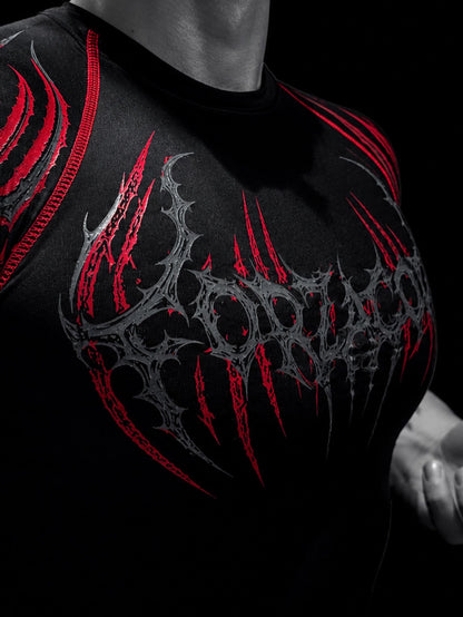 Eclipse shortsleeve Compression [CRIMSON RED]