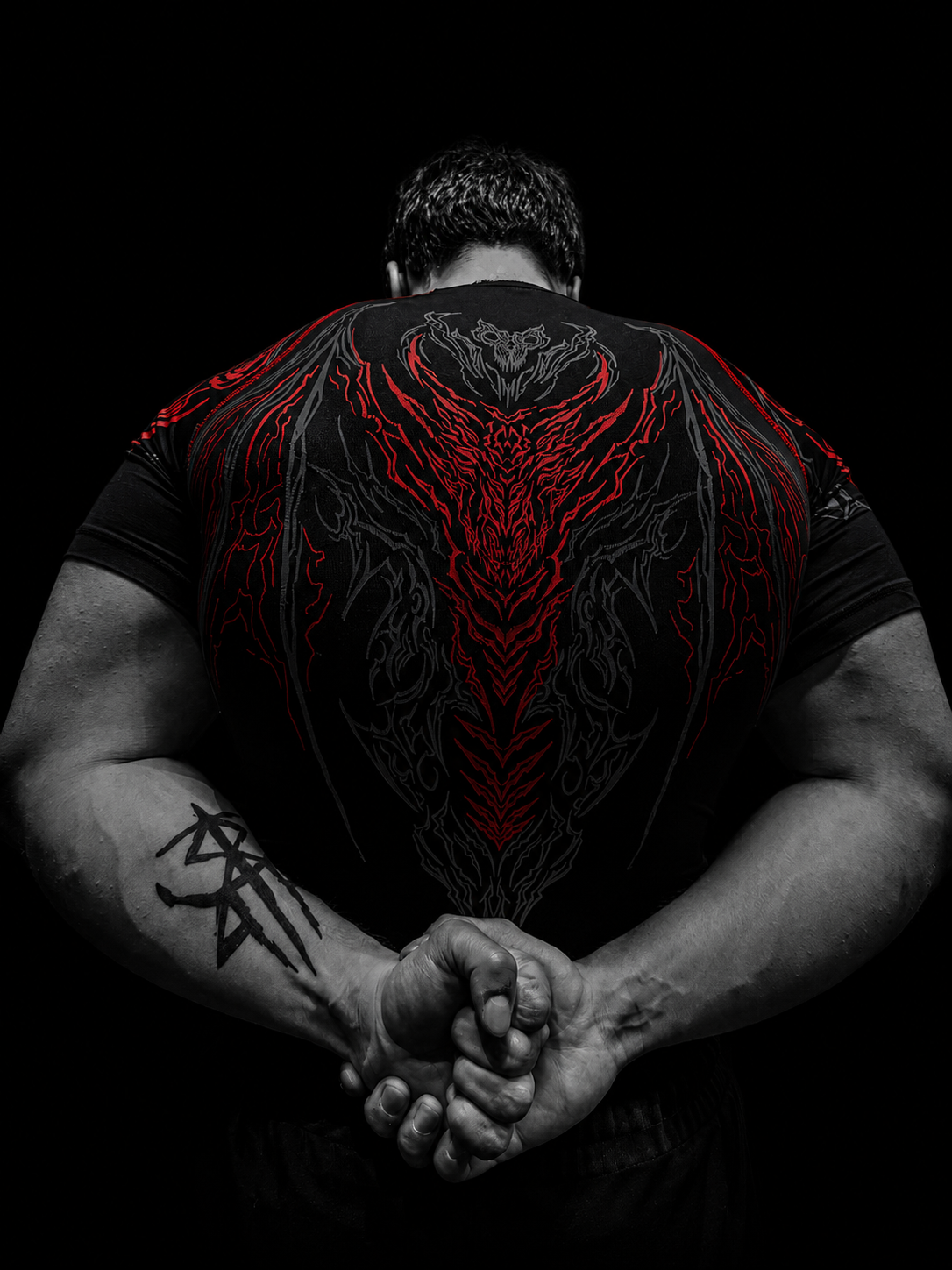 Dragon Short Sleeve Compression [HEAVENLY RED]